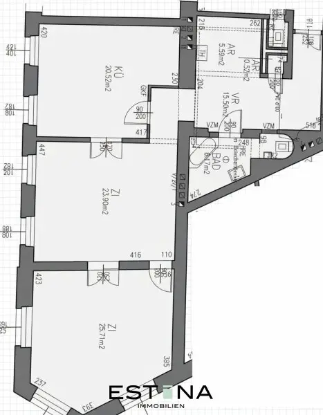 Wohnen mit Blick auf die Karlskirche