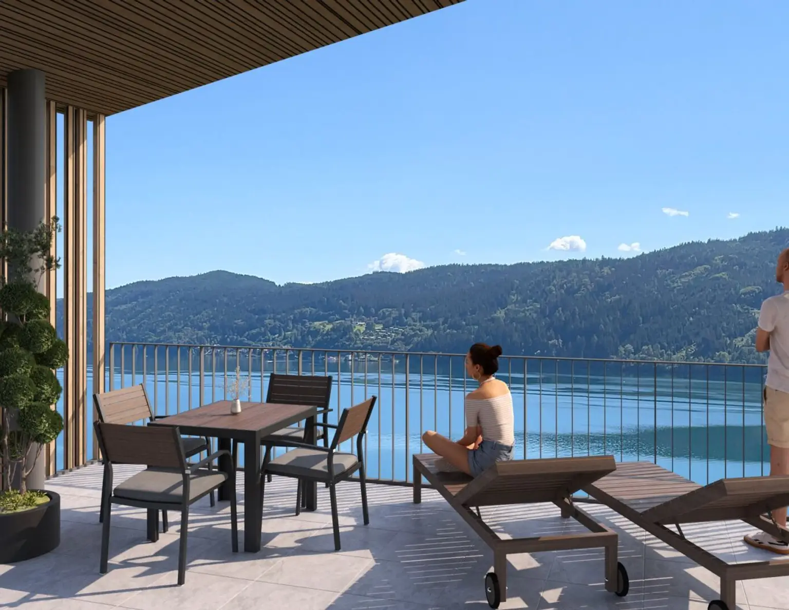 Exklusive Penthouse-Wohnung mit Seeblick in zentrumsnaher Lage