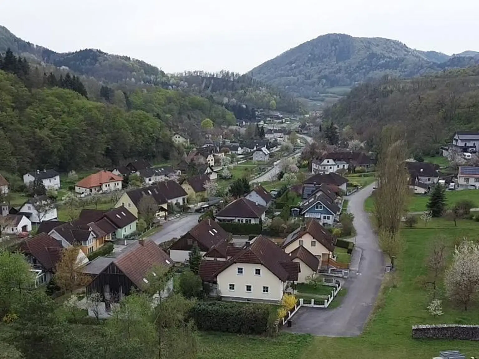 Blick gen Aggsbach & Donau
