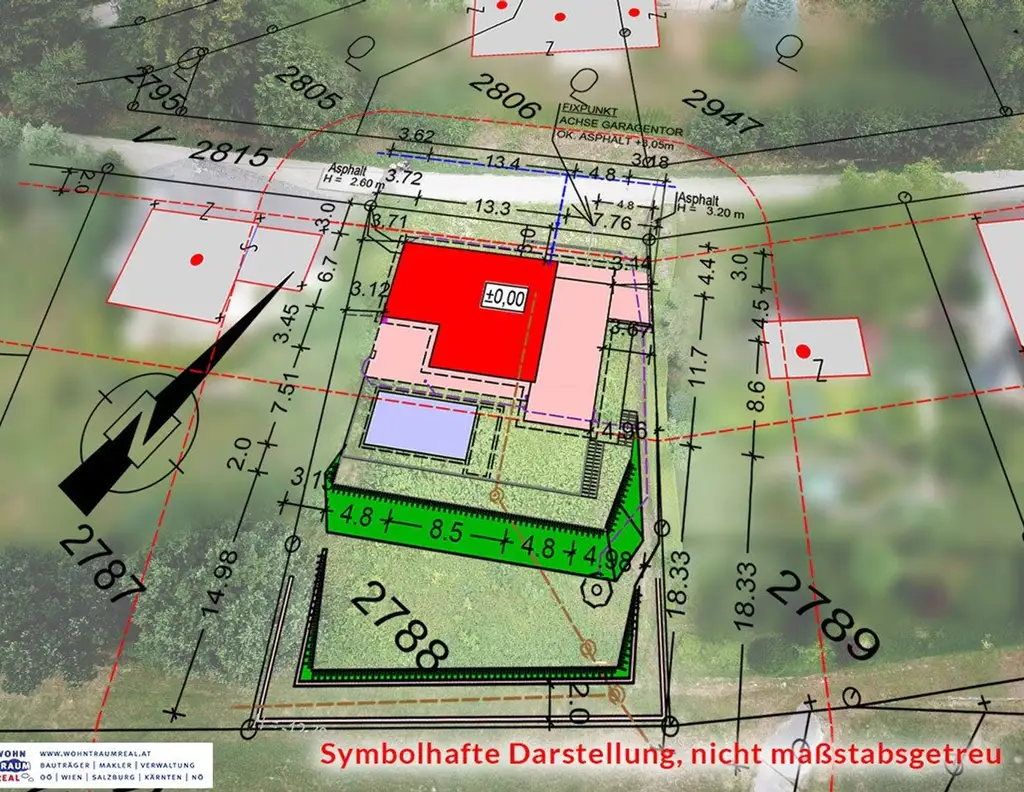 Schöner, erhabener Baugrund mit Donaublick - ink. EFH-Projekt mit Baugenehmigung!