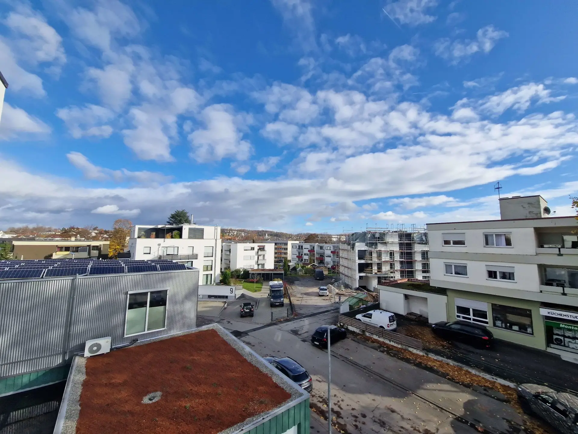 Ausblick vom Balkon