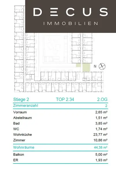 Lage im Haus