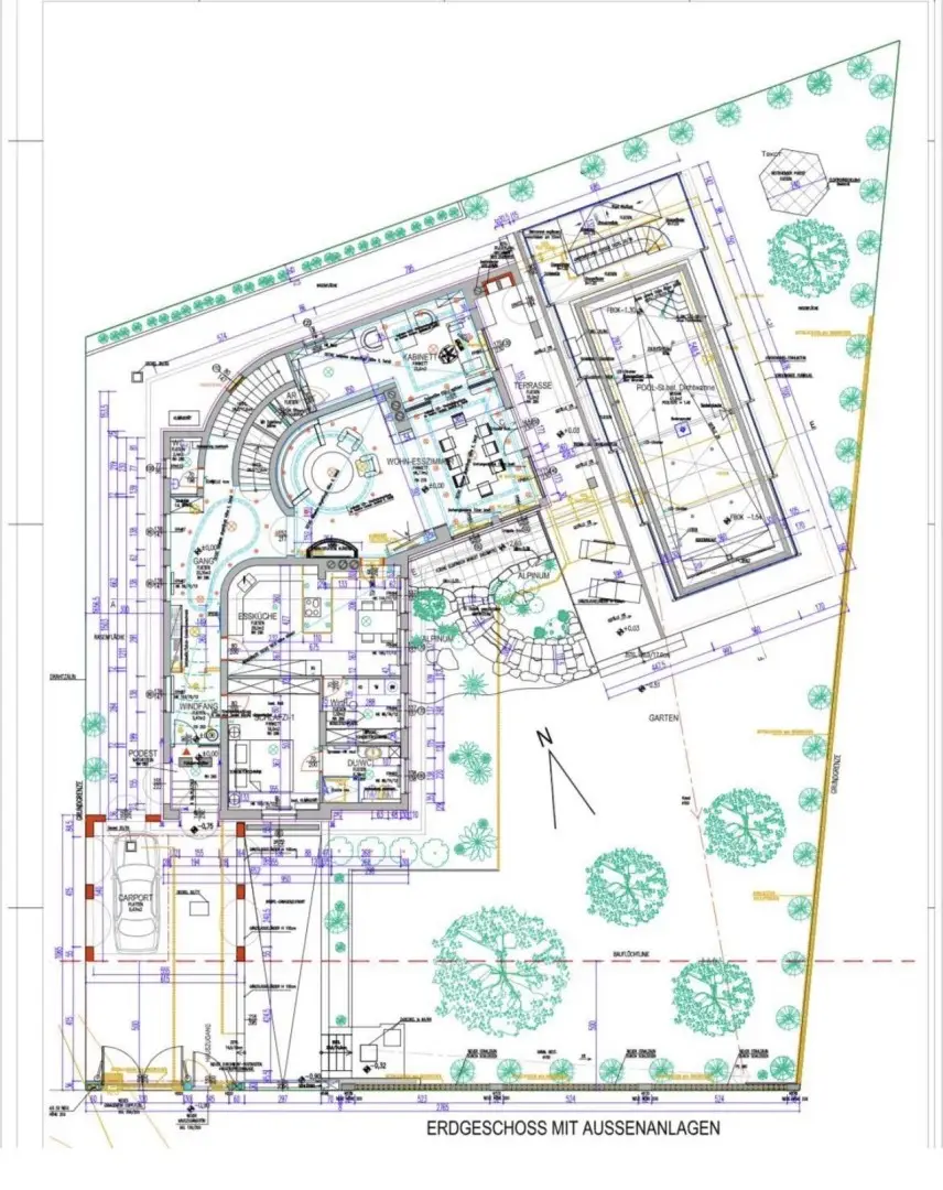 Plan - EG u. Garten 1210 Wien