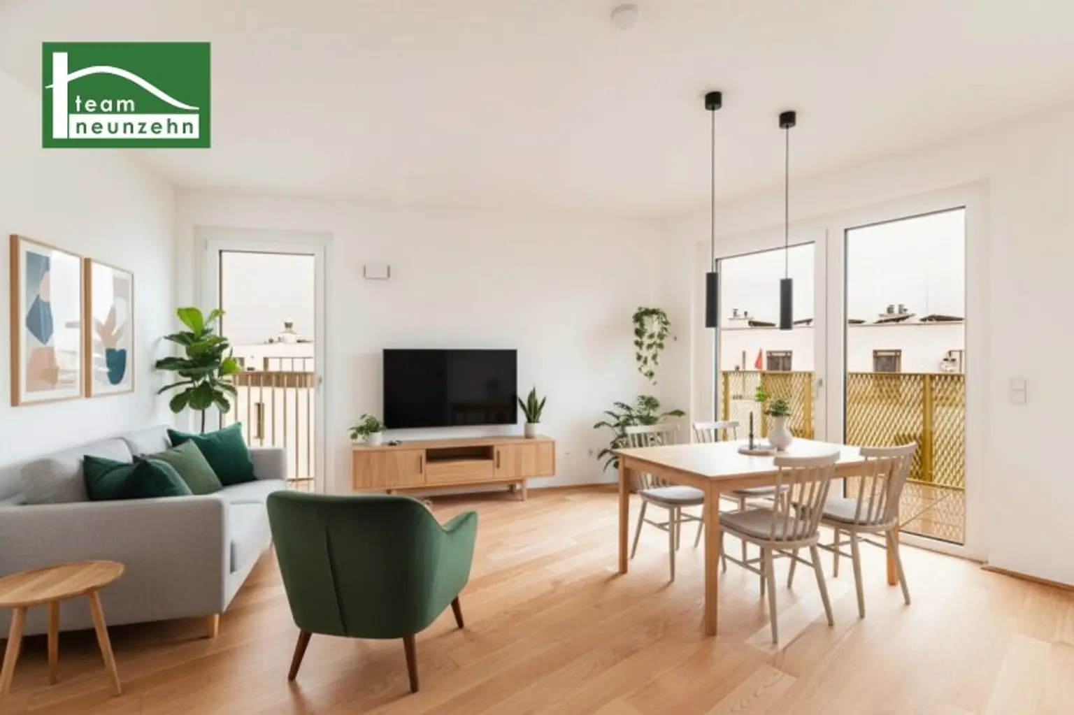 Sie werden es lieben – durchdachte Grundrisse mit Freiflächen im Grünen – Niedrig-Energie-Standard