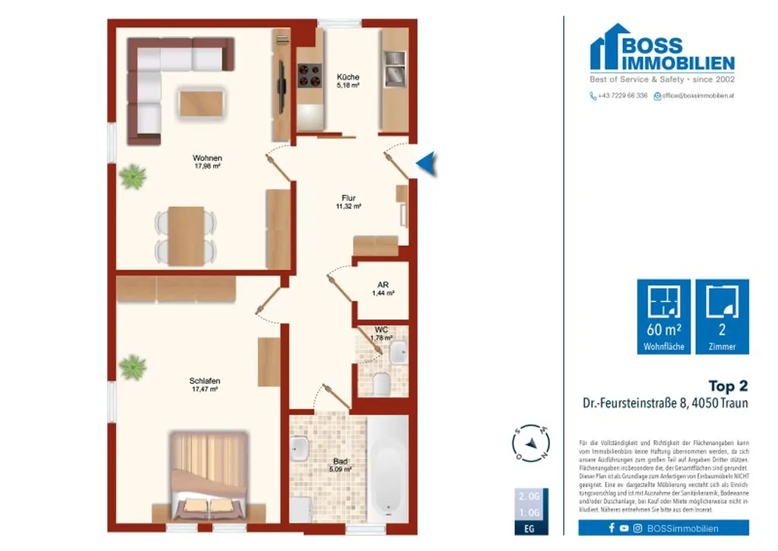 Grundriss_DrFeuersteinstraße 8_Top 2