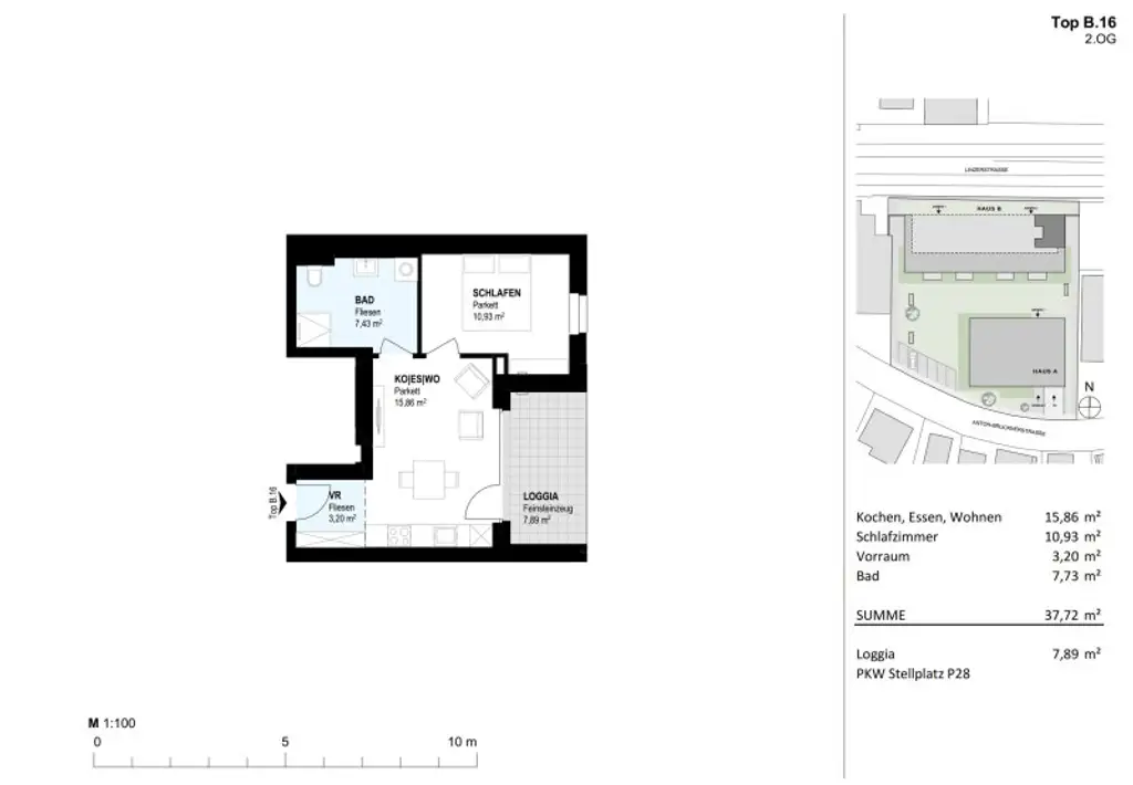 Charmante Terrassenwohnung Top B.16 - Neubauprojekt SCHÖN | DORF | BLICK