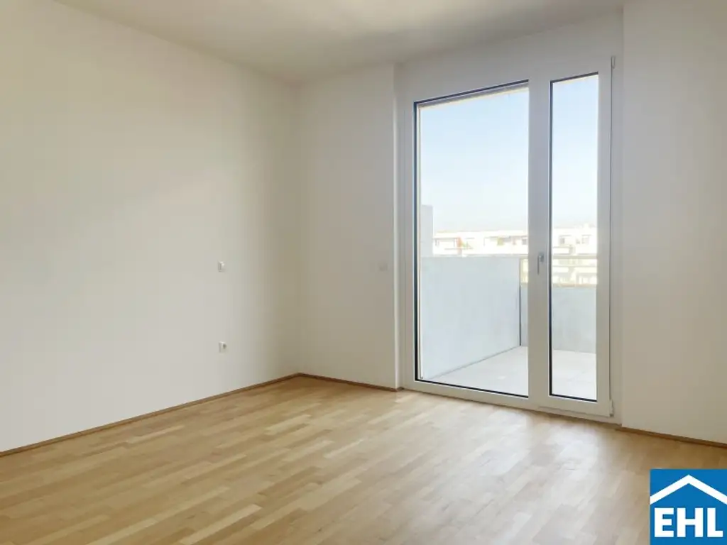 Weitläufig. Durchdacht. Zwei Balkone für Ihre Freiheit.