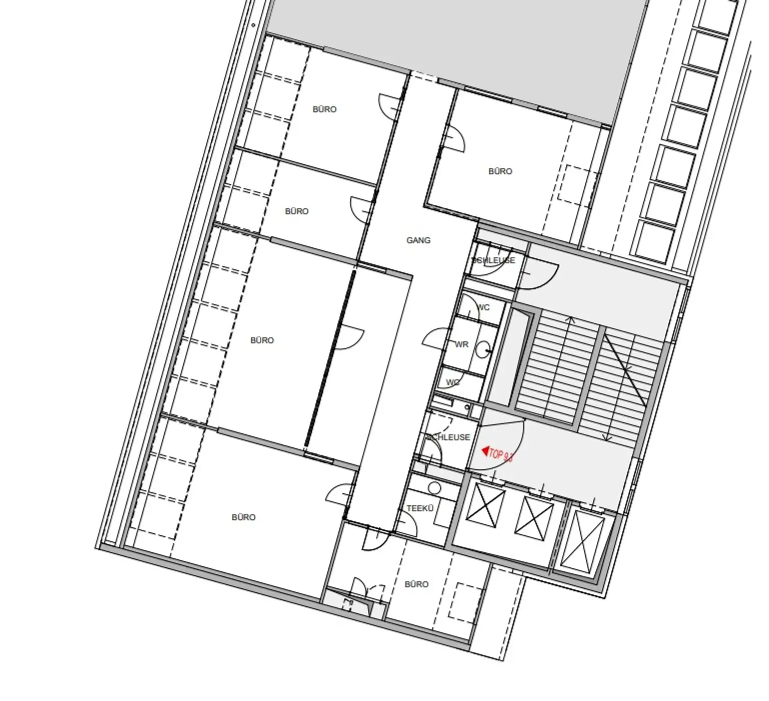 1040 Wien, Operngasse 17-19 Plan 9.OG ca. 218 m²