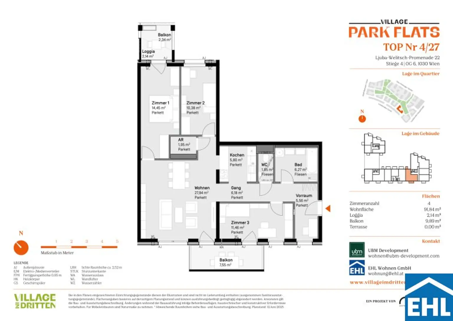 Parknähe und Urbanität – Ihr Anlageobjekt bei den PARK FLATS