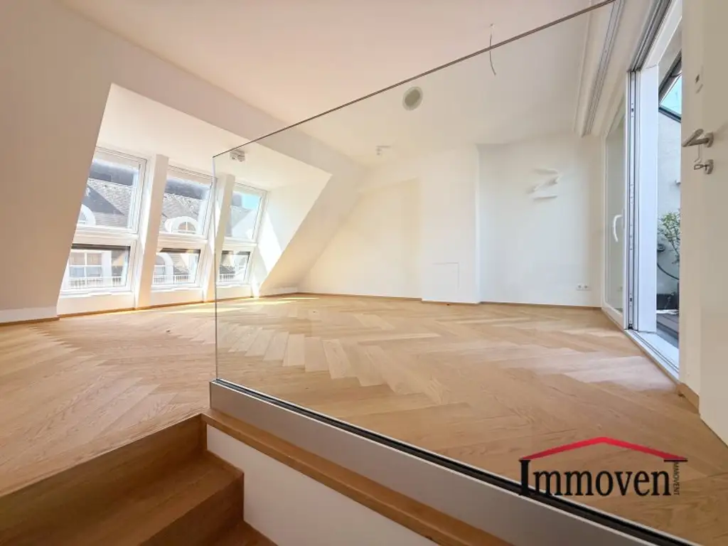 ERSTBEZUG - Hochwertige Dachgeschossmaisonette mit Balkon, Terrasse und Deckenkühlung in RUHELAGE!