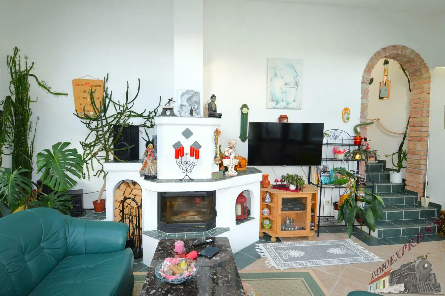 Gepflegtes Einfamilienhaus - Doppelcarport - Garage - neue Pelletheizung mit Solaranlage