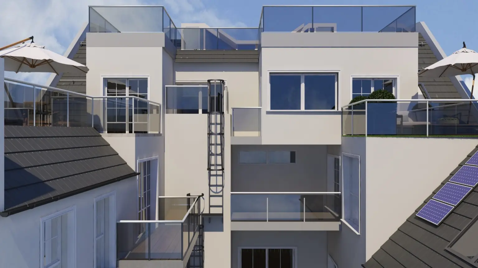 4 | ++ EINZIGARTIGES WOHNEN ++ Dachgeschoss auf 3 EBENEN mit LUXUS & TERRASSEN | Prima Service Immobilien