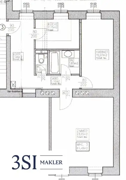 Individuelle 2-Zimmer-Wohnung nahe Sternwartepark – Voller Möglichkeiten