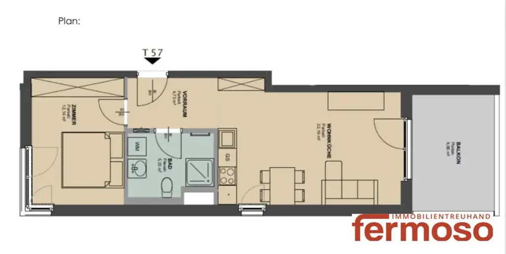 Moderne 2-Zimmer-Wohnung mit Balkon in 1200 Wien – Ihr neues Zuhause für 949 €!