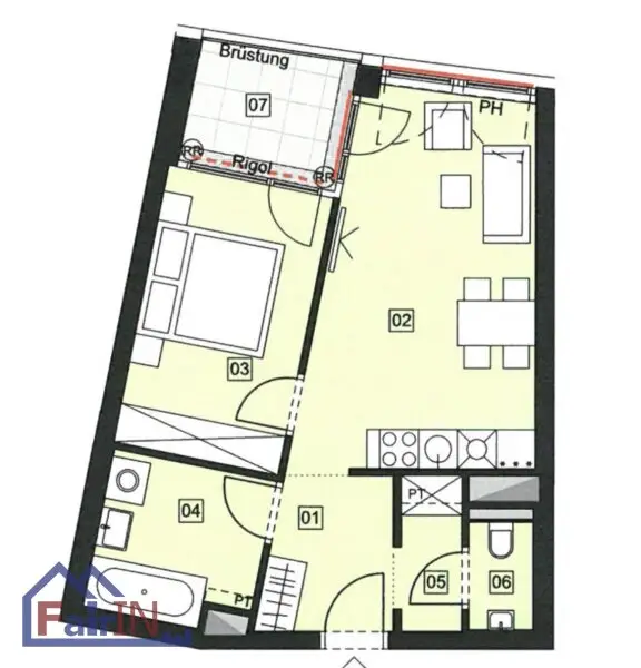 ...***Moderne 2-Zimmer-Wohnung mit Loggia !!!