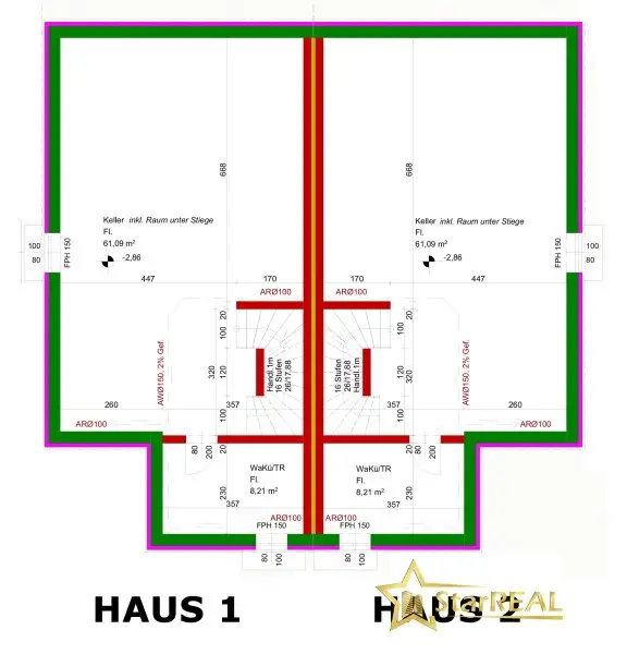 Grundriss Keller