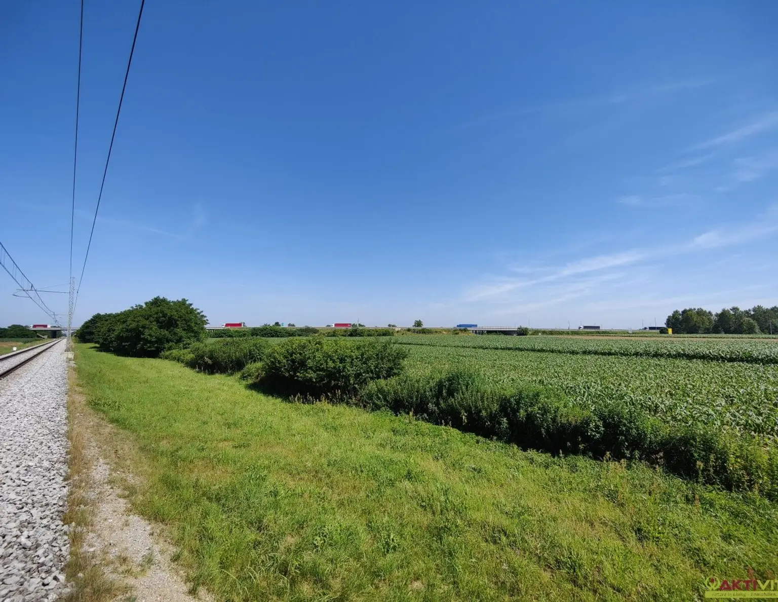 Gewerbe-Grundstück direkt beim Autobahn-Anschluss. - Flexible Größen  bis 60.400 m² - Großes Potential.