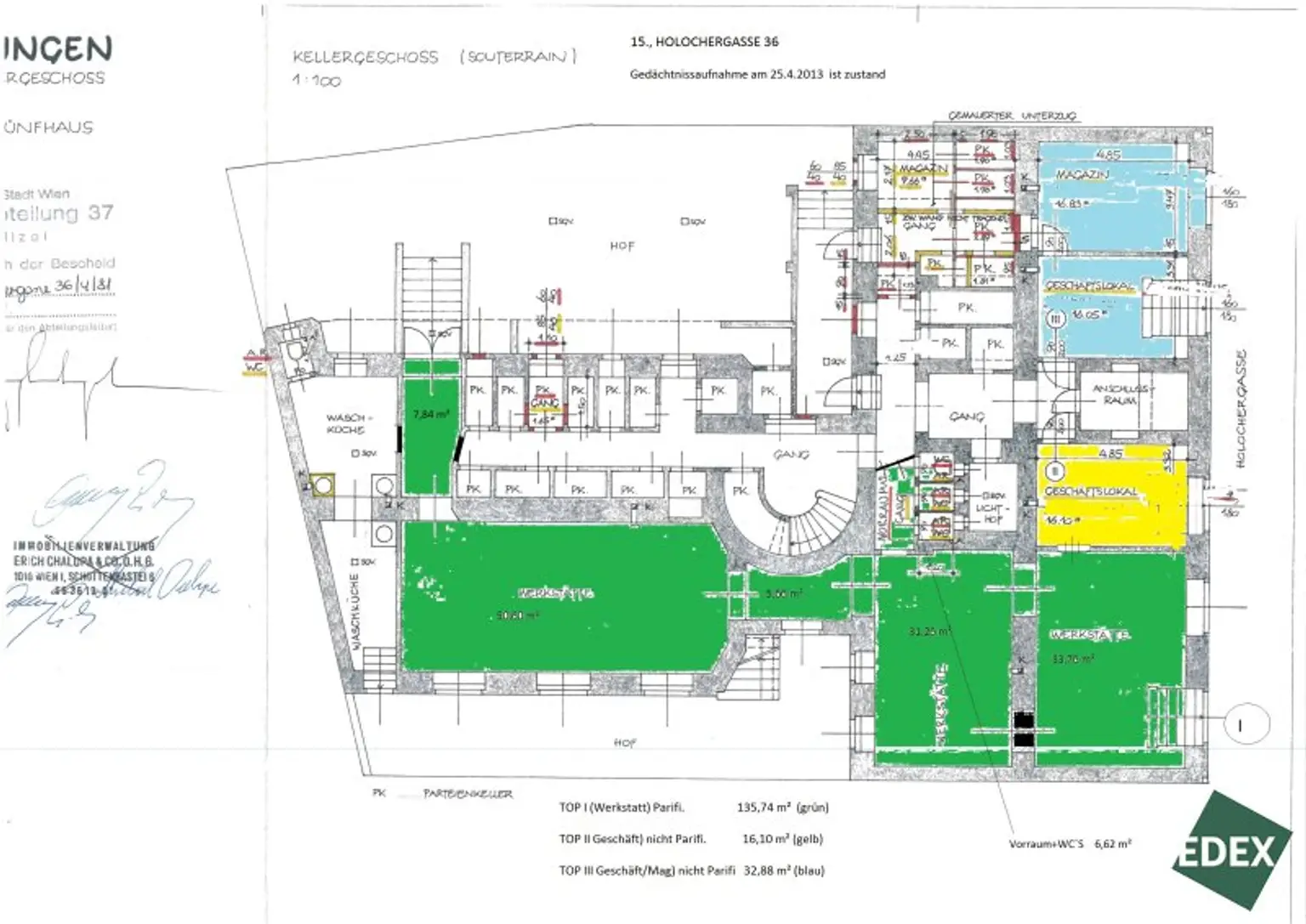 Große Werkstätte im 15. Bezirk