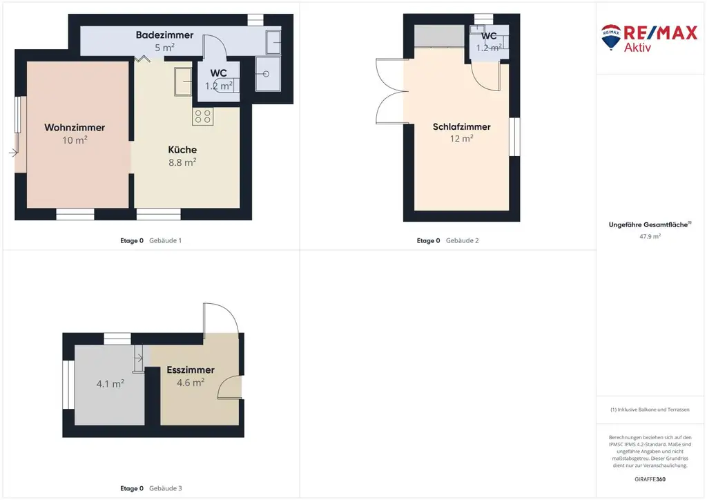 Badebungalow auf Pachtgrund mit direktem Seezugang