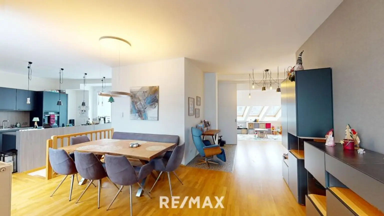 Blick Essbereich - Wohnbereich