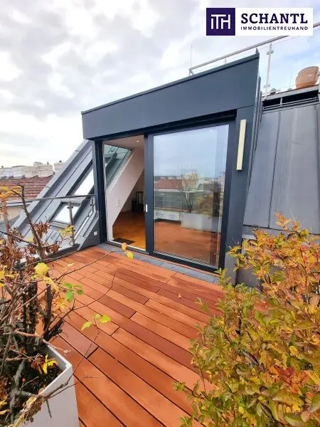 WOW! Lichtdurchflutete Traumwohnung mit hofseitiger Terrasse! Neues Lebensgefühl im Dachgeschoss mit perfekter Raumaufteilung + Kamin + Ideale öffentliche Anbindung! Jetzt zugreifen!