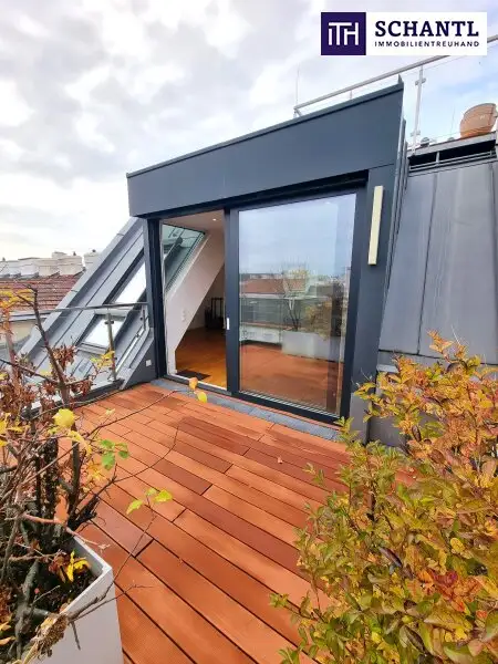 WOW! Lichtdurchflutete Traumwohnung mit hofseitiger Terrasse! Neues Lebensgefühl im Dachgeschoss mit perfekter Raumaufteilung + Kamin + Ideale öffentliche Anbindung! Jetzt zugreifen!