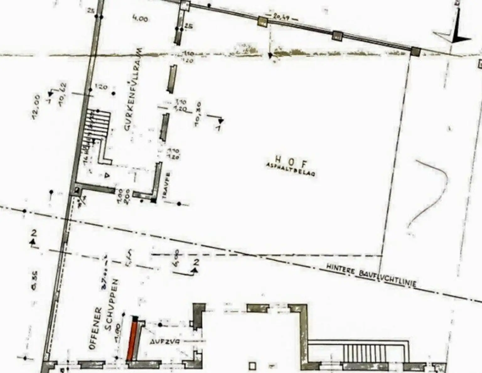 GRUNDSTÜCK MIT ALTBESTAND UND ERHEBLICHEM ENTWICKLUNGSPOTENZIAL / NÄHE EINKAUFSZENTRUM HERNALS
