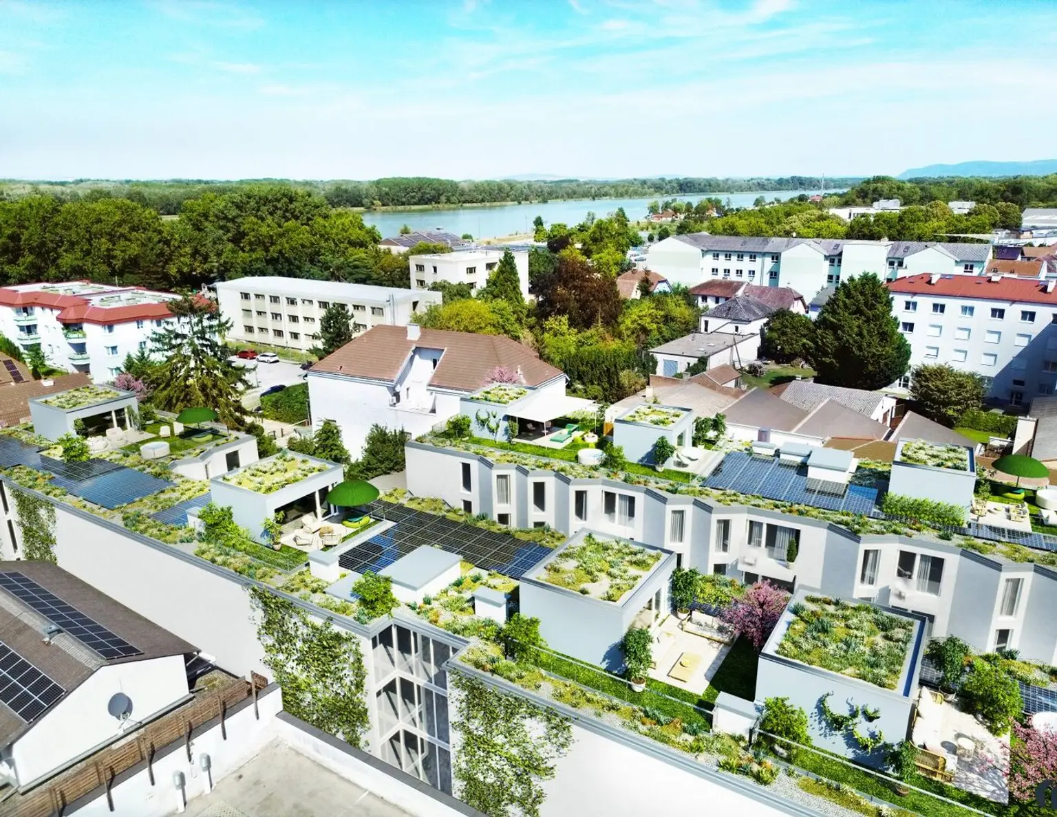 3 Zimmer Dachgeschosswohnung mit Balkon, Nähe Donaulände