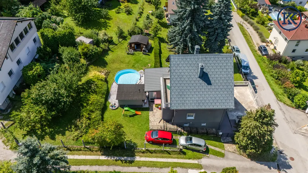 Vielseitiges Wohnhaus mit Garten, Pool & Ausblick – Ruhelage in Eichgraben