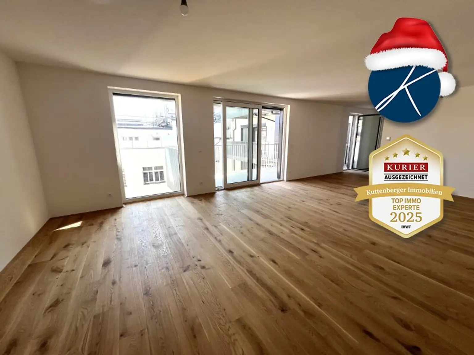 Wohnküche, Parkett, 45 m²