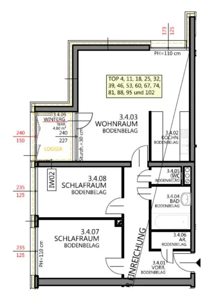 Grundrissskizze