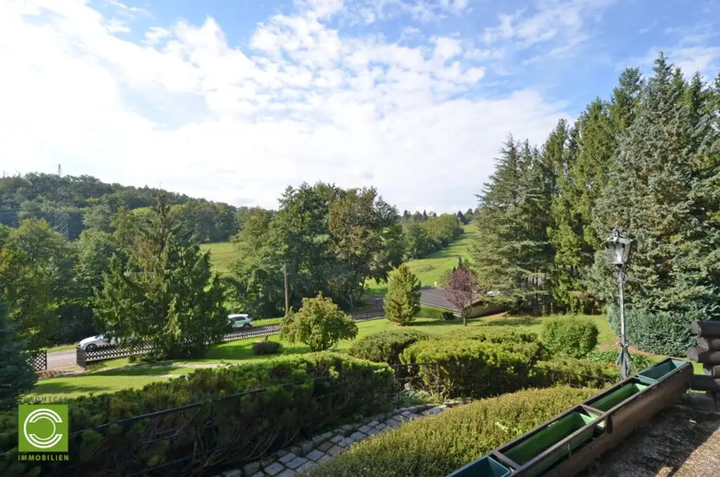 CHRISTOPH CHROMECEK IMMOBILIEN - SULZ IM WIENERWALD - Traumhafter Baugrund mit Blockhaus in Grün-Ruhelage!