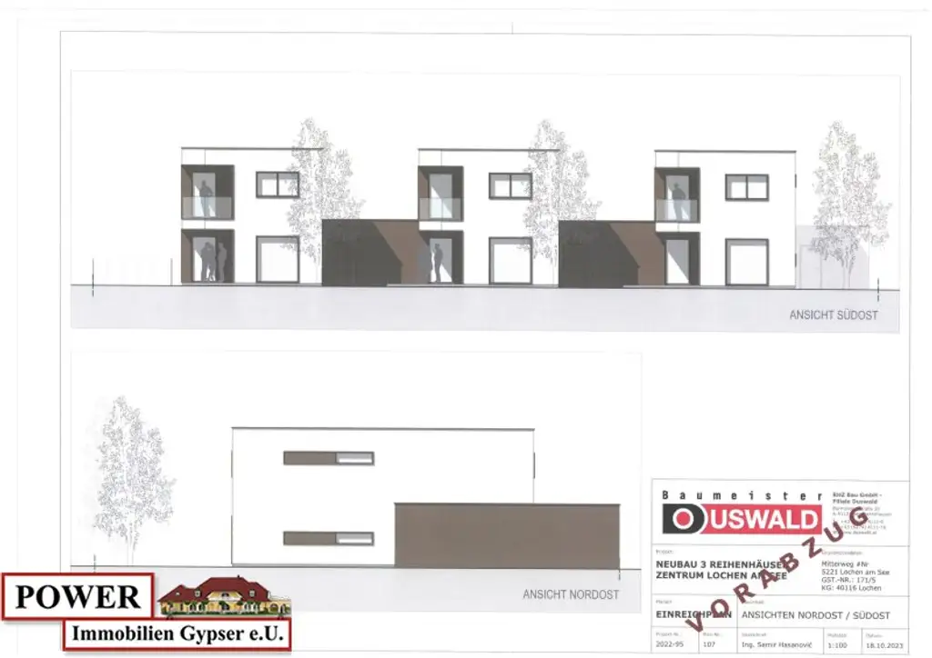 Modernes neues Reihenhaus in Lochen am See: Erstbezug mit Balkon, Terrasse und Garage!