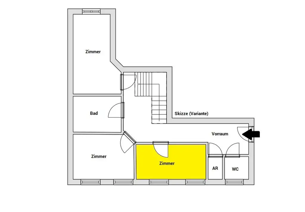 Gut geschnittene Dachgeschoßwohnung in beliebter Wiener Lage
