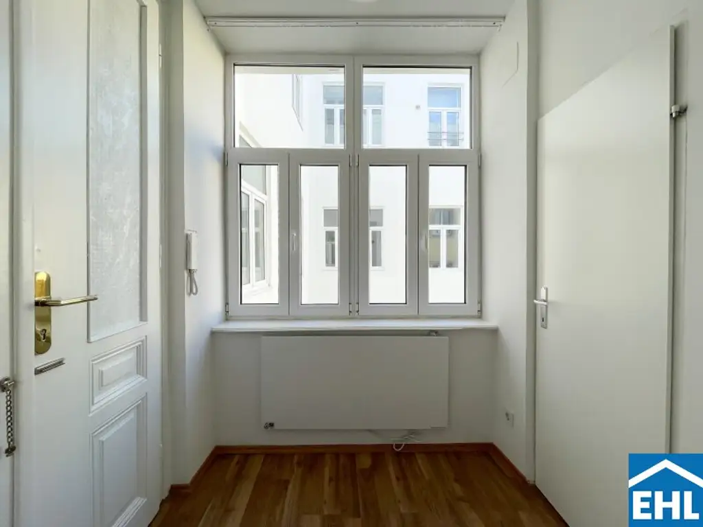 Innenhofruhelage Nähe Schlachthausgasse: Charmante 1,5 Zimmerwohnung