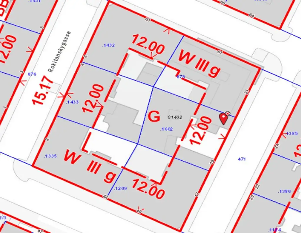 GRUNDSTÜCK MIT ALTBESTAND UND ERHEBLICHEM ENTWICKLUNGSPOTENZIAL / NÄHE EINKAUFSZENTRUM HERNALS