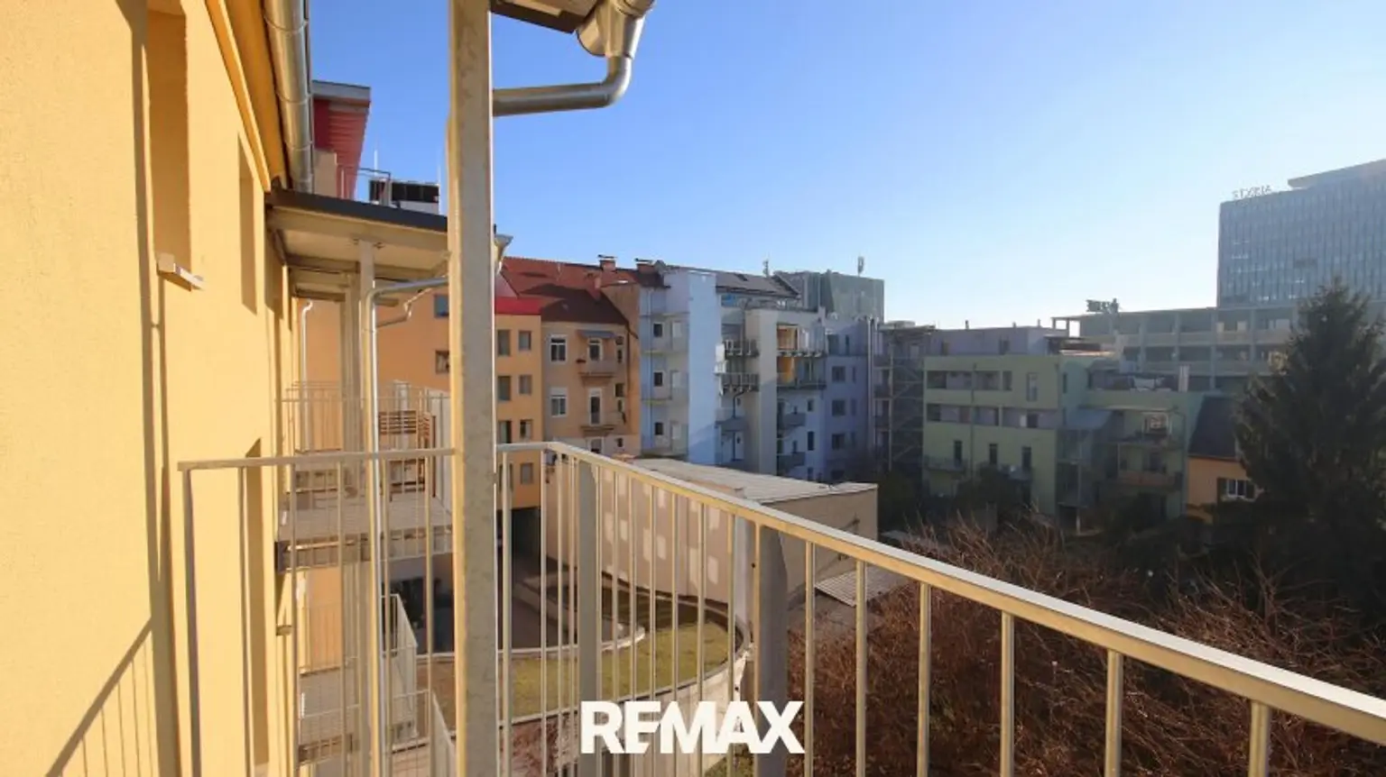 Aussicht vom Balkon Ri. SO