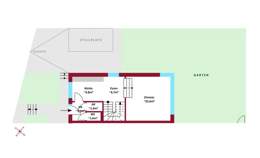 Familientraum - Doppelhaushälften - Großzügige Außenflächen - Massivbau - Luftwärmepumpe