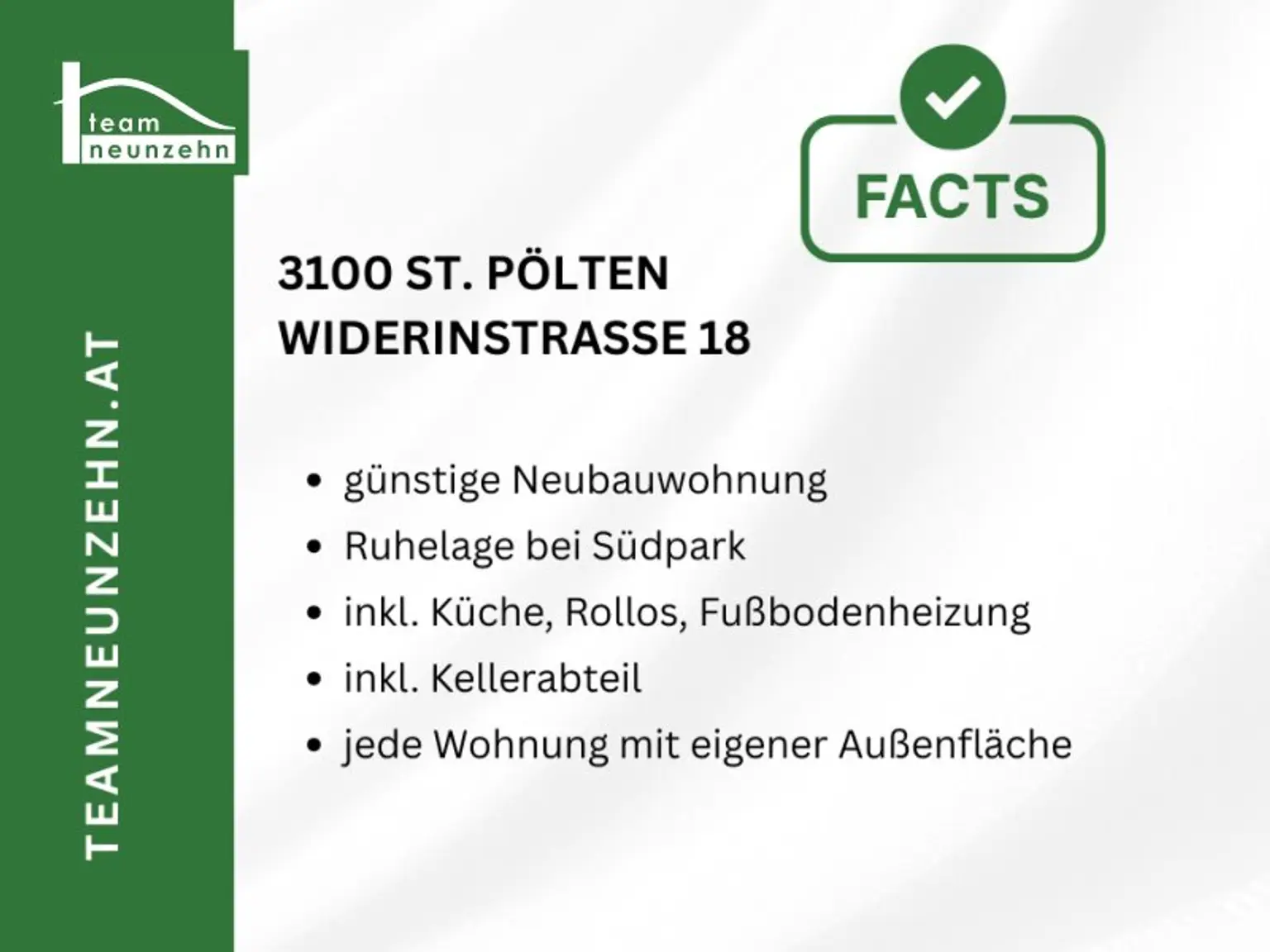 Lichtdurchflutete 4-Zimmer-Wohnung mit privater Außenfläche