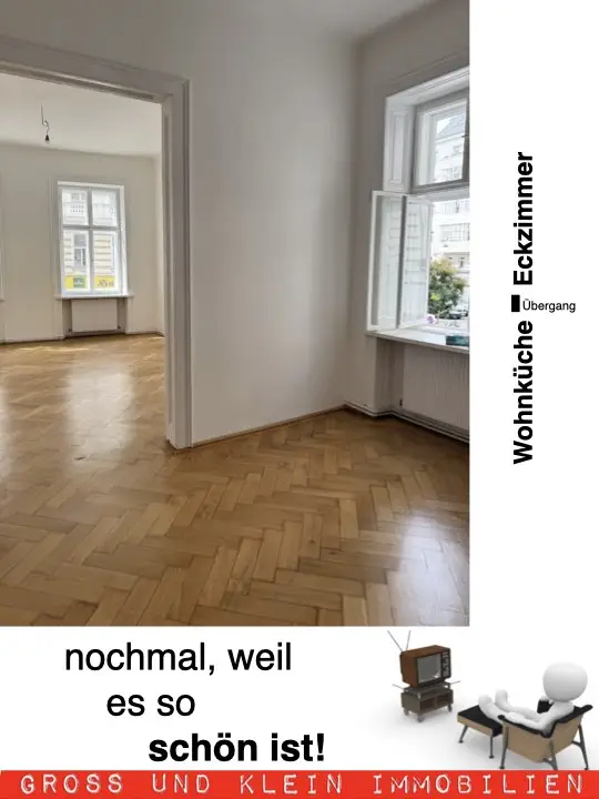 in der Josefsstadt
Pärchen- od. WG - Wohnung
Erstbezug nach Adaptierung