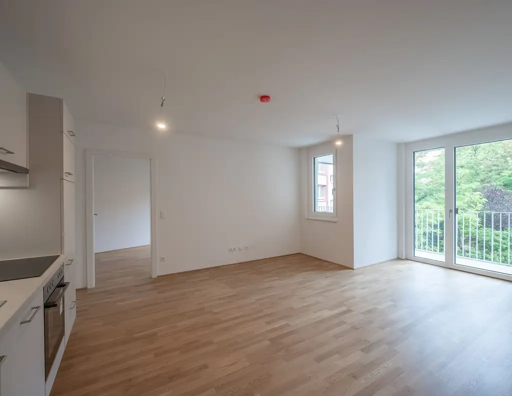 Erstbezug. Zwei-Zimmer-Wohnung mit Balkon - sofort verfügbar - zu mieten in 1170 Wien