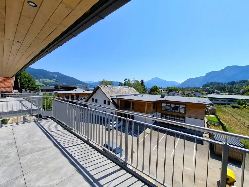 Exklusive 3-Zi-Neubauwohnung mit See- und Bergblick in Mondsee-Tiefgraben