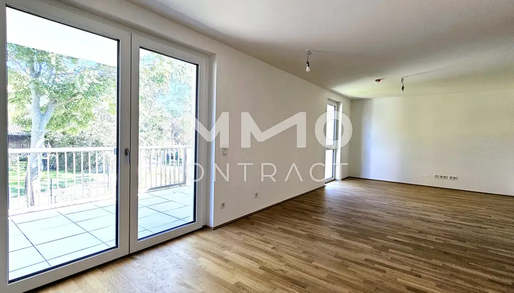 Provisionsfrei! Moderne 3-Zimmer-Wohnung mit 12m2 Balkon in Ruhelage und Blick ins Grüne