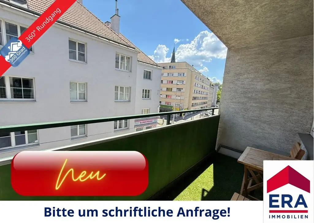 NEU: Helle 2-Zimmer-Wohnung mit großer Loggia in attraktiver Lage in 1210 Wien