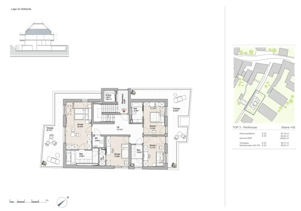 THE PEARLE SIEVERING! LUXURY HIGH END LIVING WITH VIENNA VIEW & BIG GARAGE!