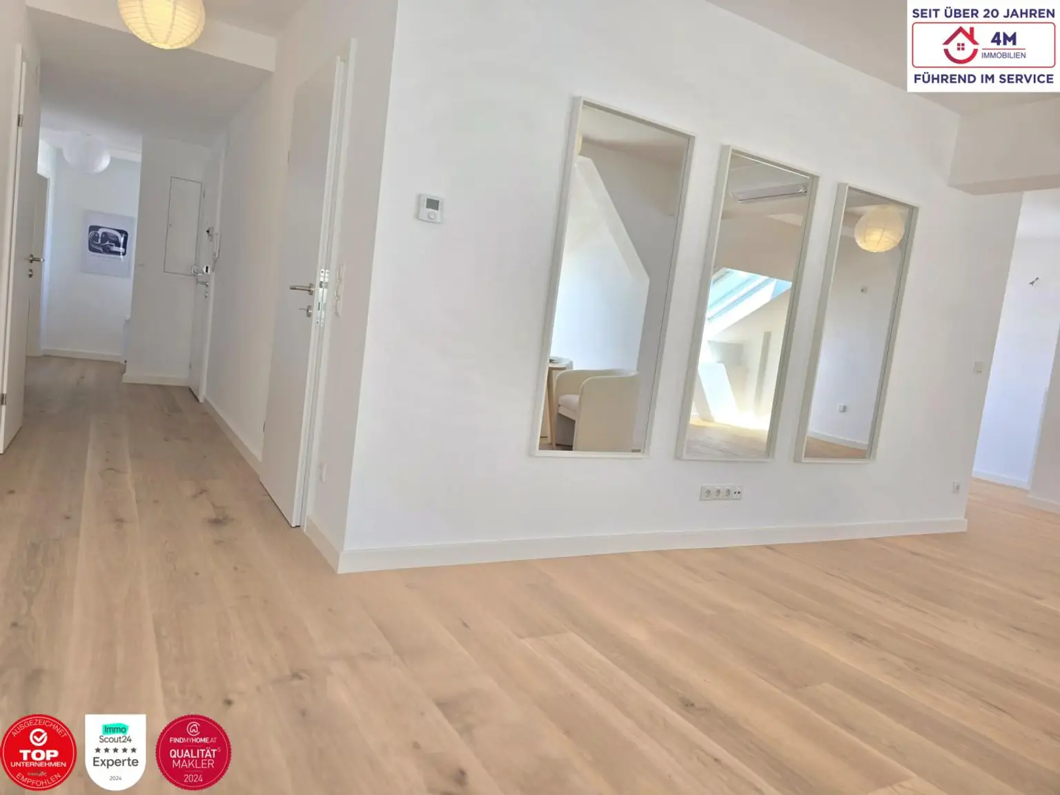 Exklusives Dachgeschoss im Stilaltbau – 132 m² Wohnluxus im 3. Bezirk