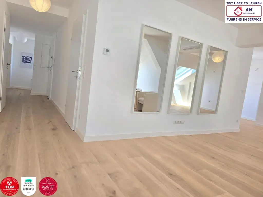 Exklusives Dachgeschoss im Stilaltbau – 132 m² Wohnluxus im 3. Bezirk