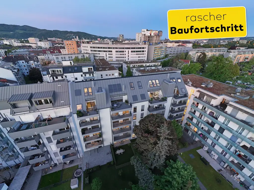 Rascher Baufortschritt! "PILLmein" - 2 Raumwohnung mit 10 m² Loggia (Top 2.4)