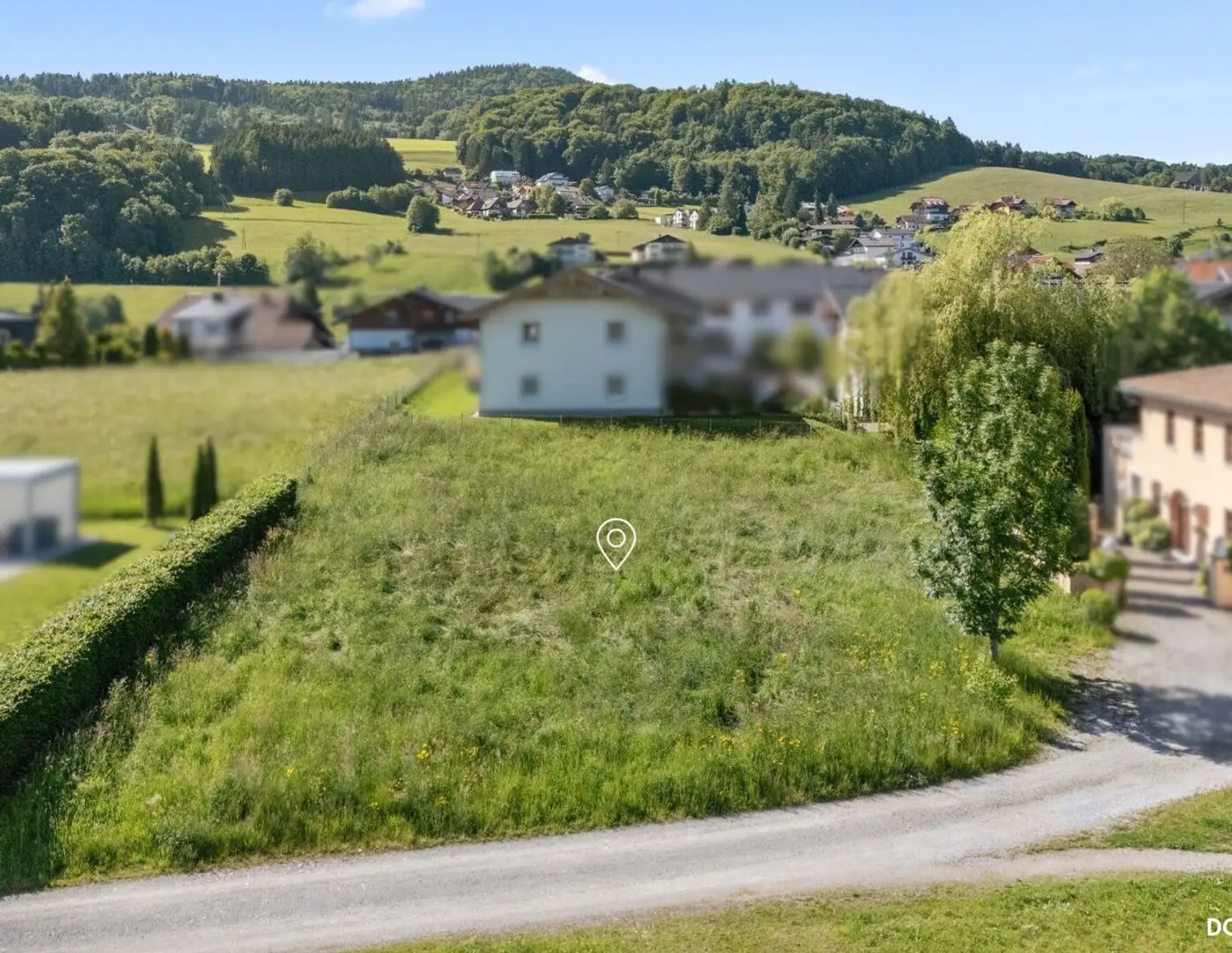 MATTSEE: Grundstück in Toplage, 1.073m², ev. teilbar - bewilligtes Wohnprojekt mit 10 W