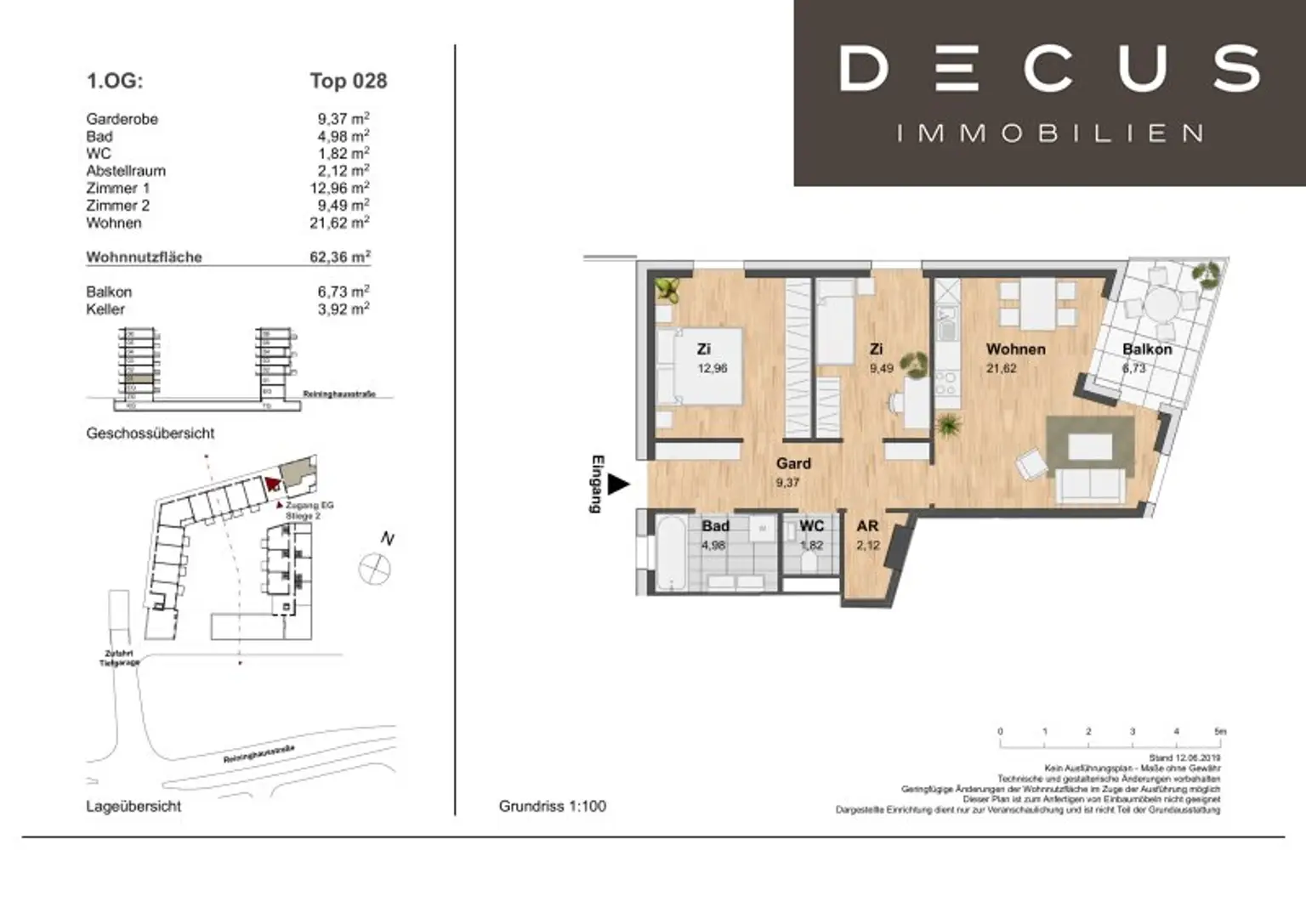 | 1. MONAT MIETFREI | CHARMANTE 3-ZIMMER-WOHNUNG | HELL & GEMÜTLICH | AB NOVEMBER VERFÜGBAR | REININGHAUSPARK